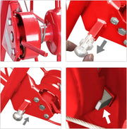 Elevador de paneles Sonnewelt, capacidad de carga de 68 kg, plegable, altura ajustable de 140 cm a 350 cm